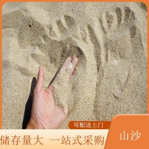 山沙 河沙大量出售 建筑砂石料配送供应 货源充足